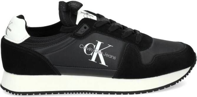 Calvin Klein Jeans Sneakers met vlakken en logoprint Zwart