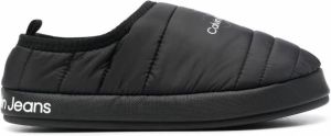 Calvin Klein Jeans Gewatteerde slippers Zwart