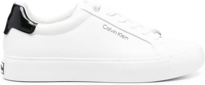 Calvin Klein Leren sneakers Wit