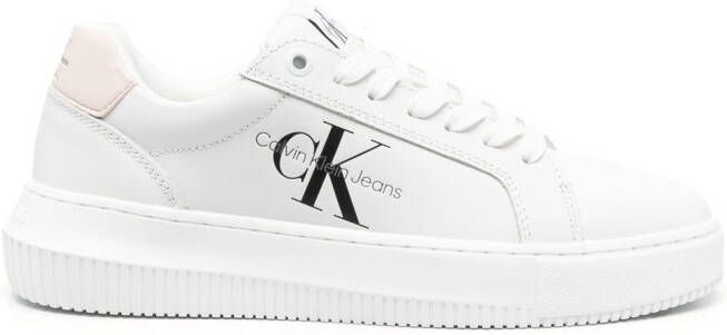 Calvin Klein Sneakers met logoprint Wit