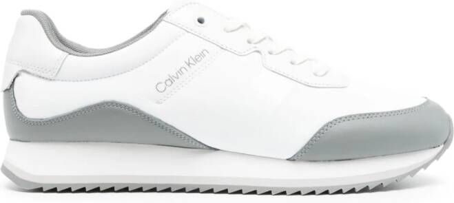Calvin Klein Sneakers met contrasterend vlak Wit