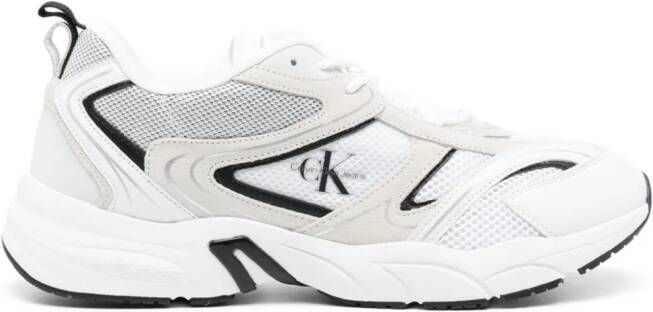 Calvin Klein Su-Mesh sneakers met vlakken Wit