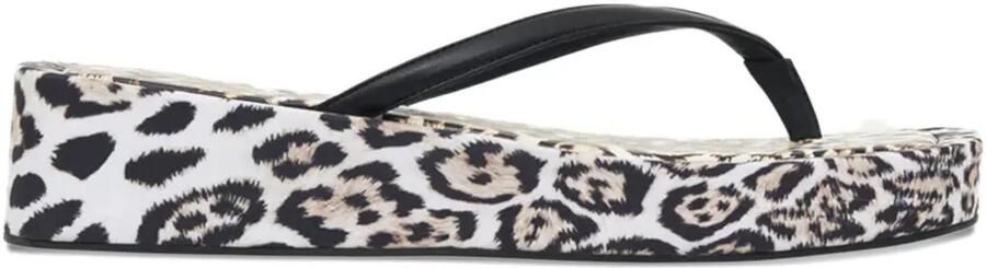 Camilla 40 mm Cool For Cats teenslippers met plateauzool Zwart