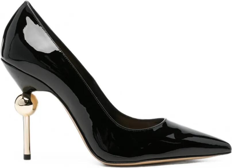 Camilla Gabrieli Sofia 105 lakleren pumps Zwart