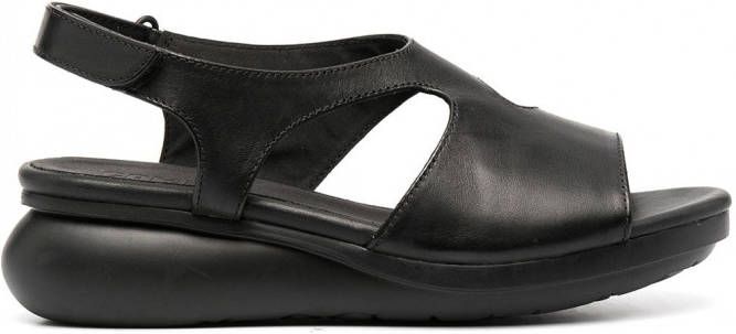 Camper Balloon leren sandalen Zwart