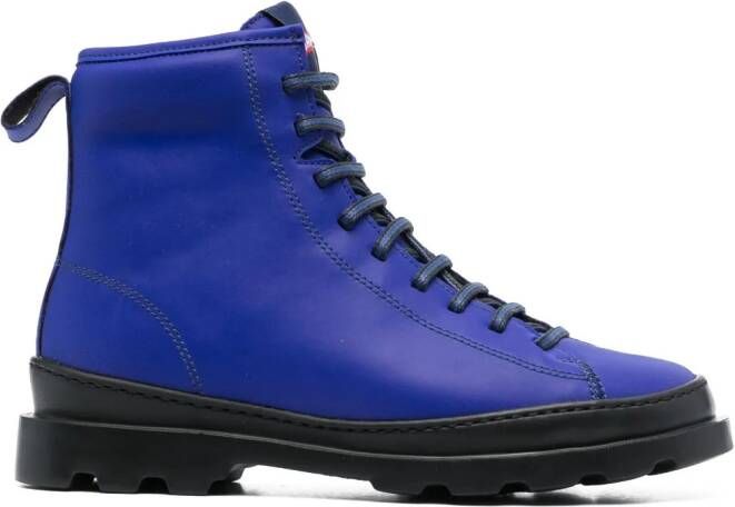 Camper Brutus enkellaarzen met veters Blauw