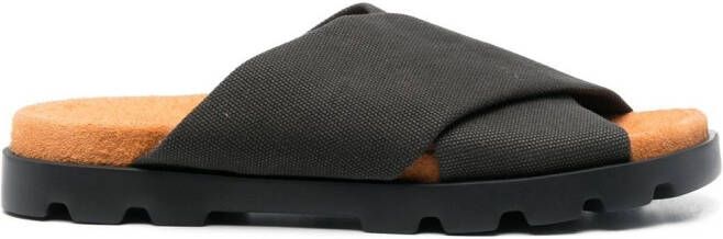 Camper Brutus sandalen met gekruiste bandjes Grijs