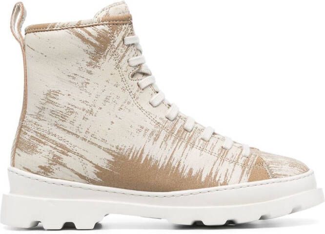 Camper Brutus veterlaarzen Beige