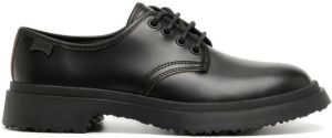Camper calf-leather lace-up loafers Zwart