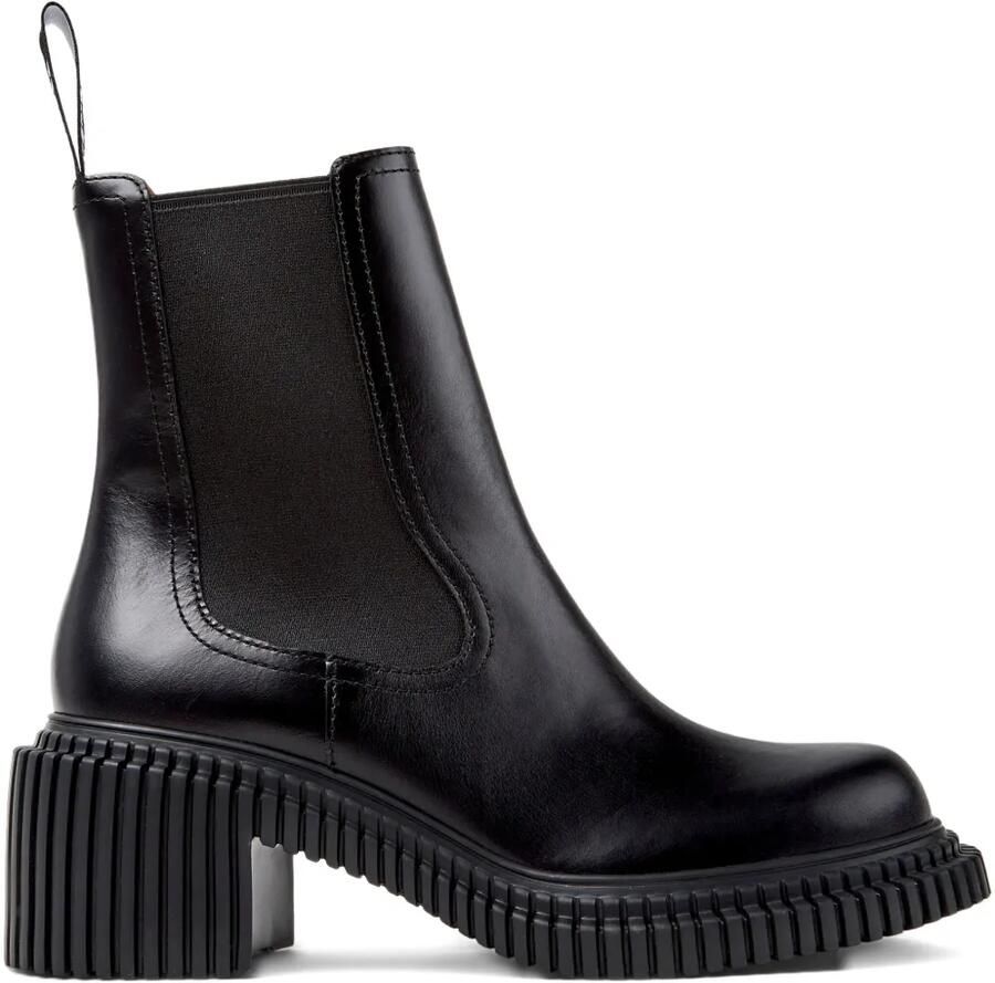 Camper 70mm laarzen met elastisch vlak Zwart