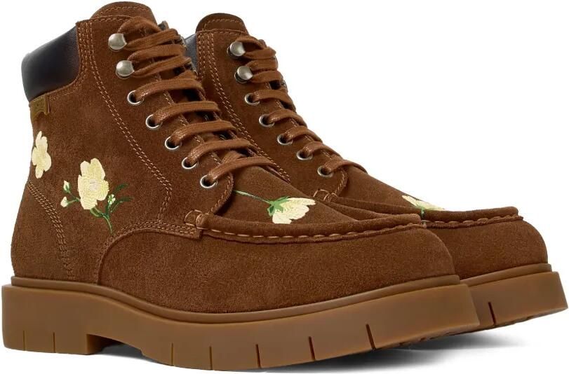 Camper Alaro laarzen met geborduurde bloemen Bruin - Foto 4