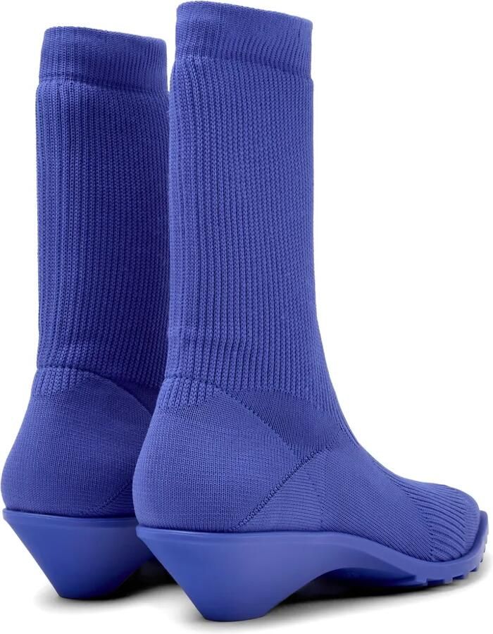 Camper Anna ribgebreide enkellaarzen Blauw - Foto 3