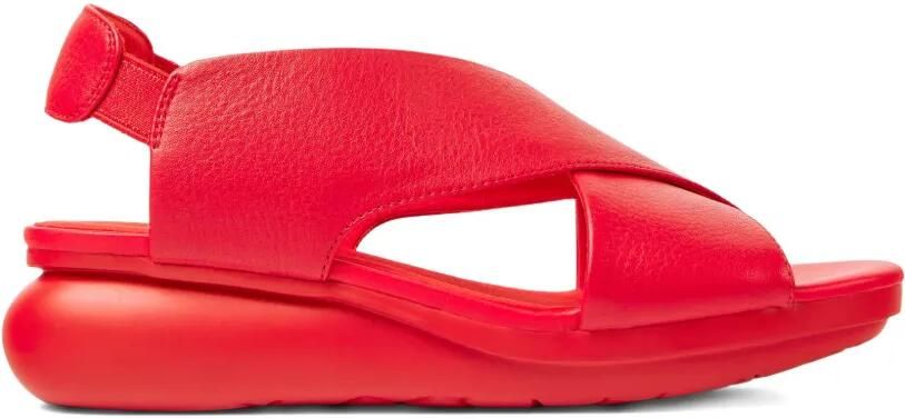 Camper Balloon sandalen met gekruiste bandjes Rood