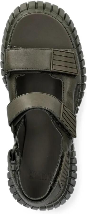 Camper BCN sandalen met klittenband en plateauzool Groen - Foto 4