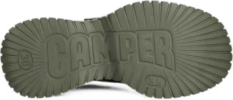 Camper BCN sandalen met klittenband en plateauzool Groen - Foto 5