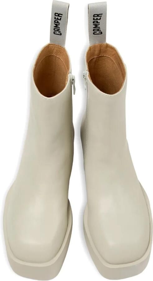 Camper Billie leren laarzen met plateauzool Beige - Foto 4
