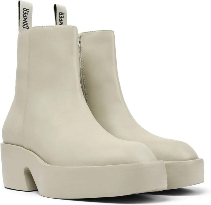 Camper Billie leren laarzen met plateauzool Beige - Foto 2