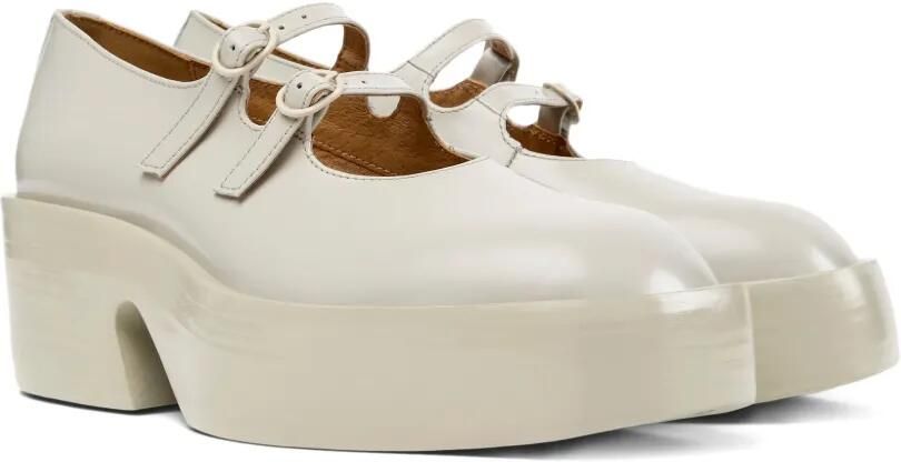 Camper Billie pumps met plateauzool en gesp Beige - Foto 5