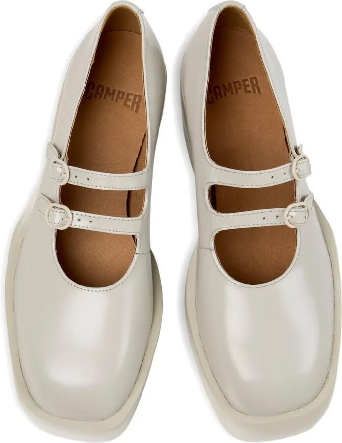 Camper Billie pumps met plateauzool en gesp Beige - Foto 2