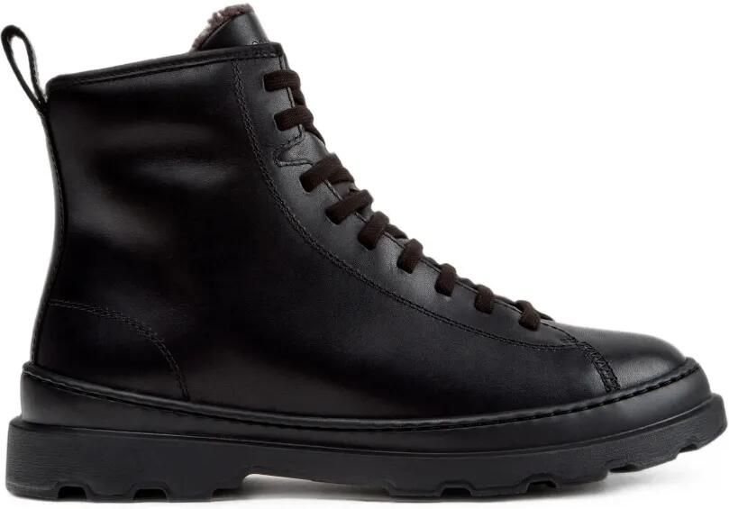 Camper Brutus+ leren laarzen Zwart