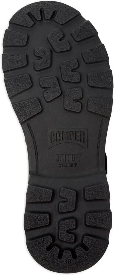 Camper Brutus+ leren loafers met gesp Zwart - Foto 4