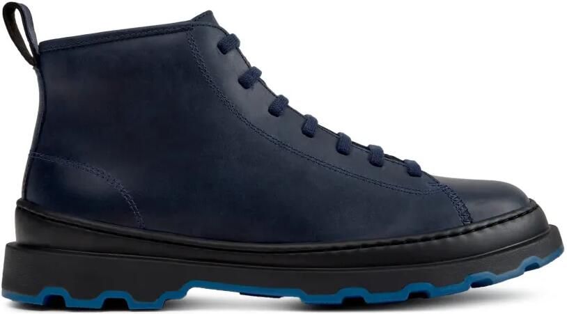 Camper Brutus+ nubuck leren enkellaarzen Blauw