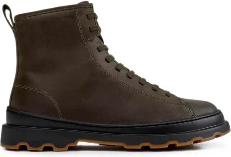 Camper Brutus+ nubuck leren enkellaarzen Groen