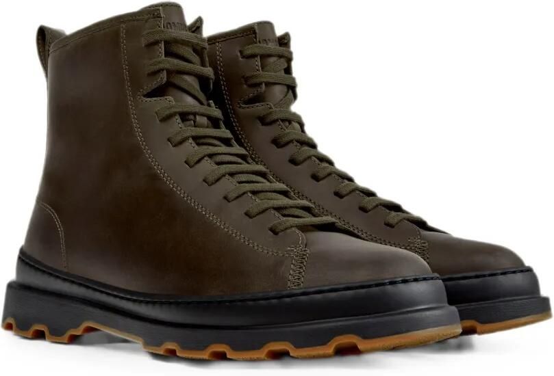 Camper Brutus+ nubuck leren enkellaarzen Groen - Foto 4