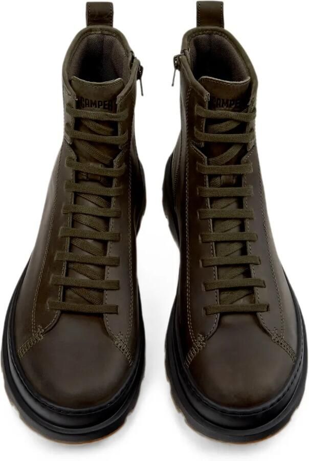 Camper Brutus+ nubuck leren enkellaarzen Groen - Foto 2