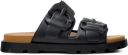 Camper Brutus sandalen Zwart