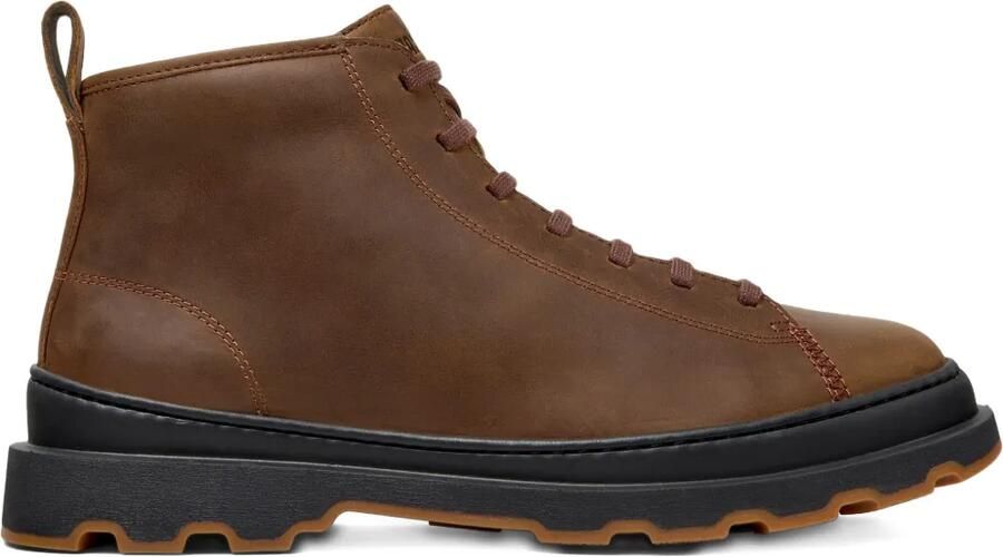 Camper Brutus wandellaarzen met chunky zool Bruin