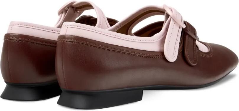 Camper Casi Myra ballerina's met dubbele bandjes Bruin - Foto 3