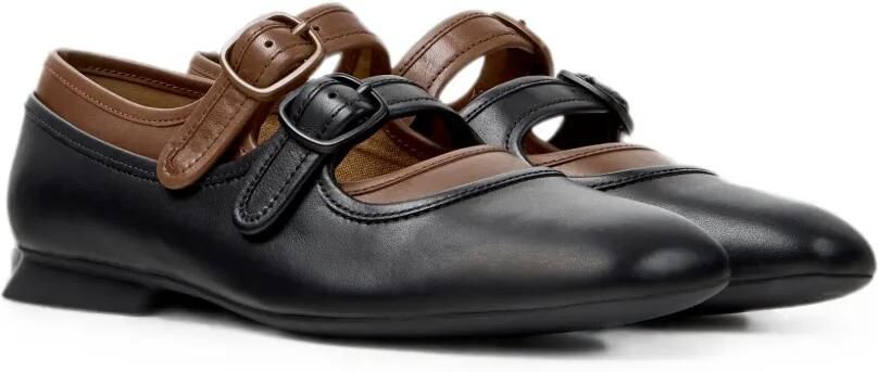 Camper Casi Myra ballerina's met gespsluiting Zwart - Foto 5