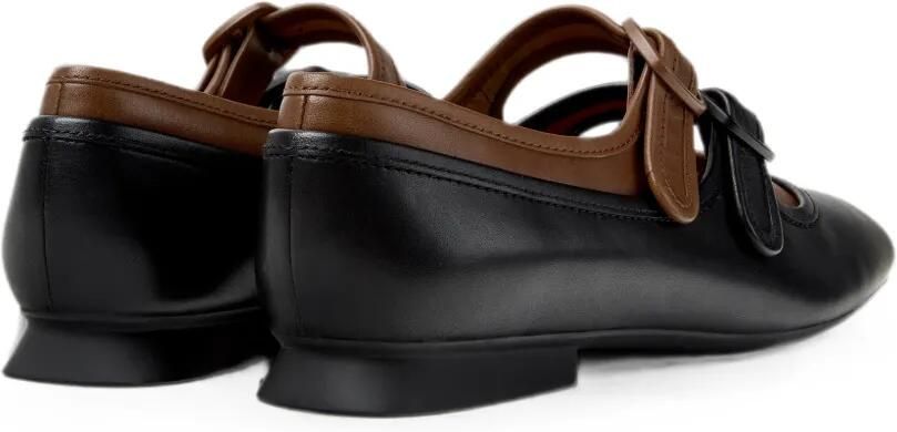 Camper Casi Myra ballerina's met gespsluiting Zwart - Foto 3
