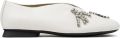 Camper Casi Myra ballerina's verfraaid met kristallen Wit - Wit