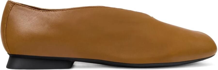 Camper Casi Myra gladde leren ballerina's Bruin