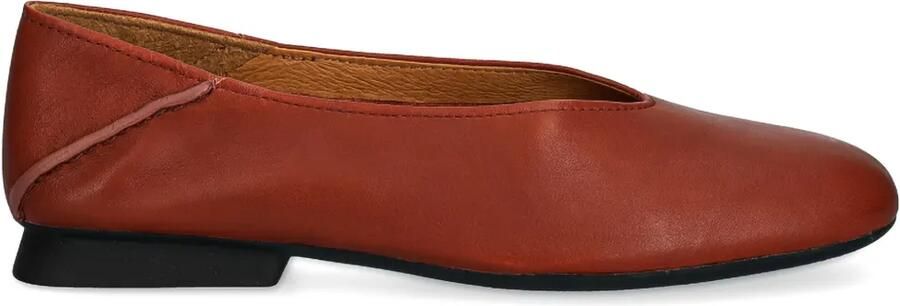 Camper Casi Myra leren ballerina's Bruin
