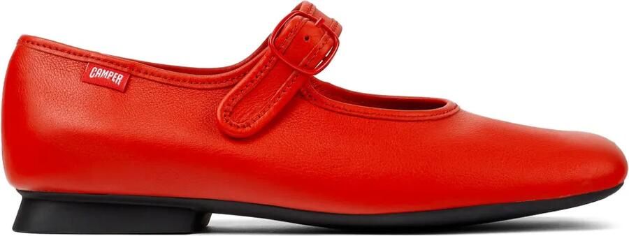 Camper Casi Myra leren ballerina's Rood