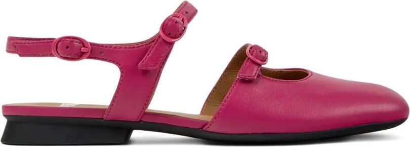 Camper Casi Myra leren sandalen met gesp Roze