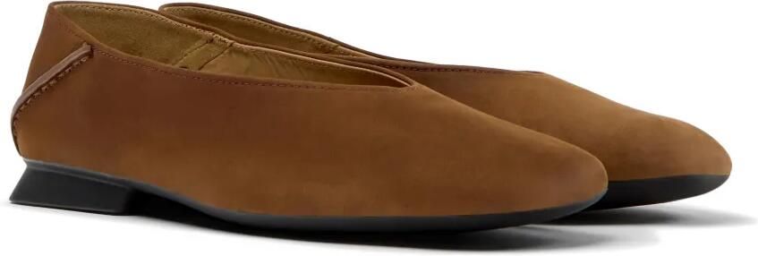 Camper Casi Myra nubuck leren ballerina's Bruin - Foto 5