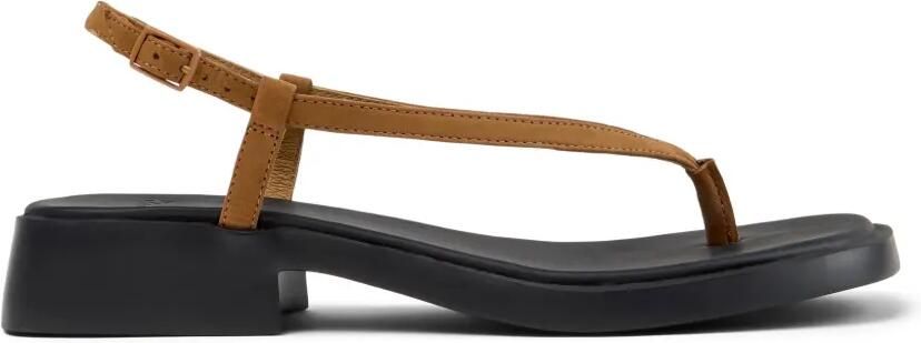 Camper Dana leren sandalen Beige