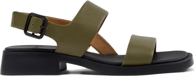 Camper Dana leren sandalen Groen