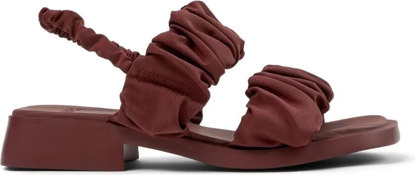 Camper Dana sandalen met ruches Rood