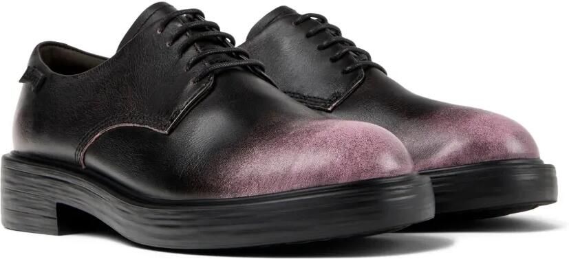 Camper Dean leren derby schoenen Zwart - Foto 4