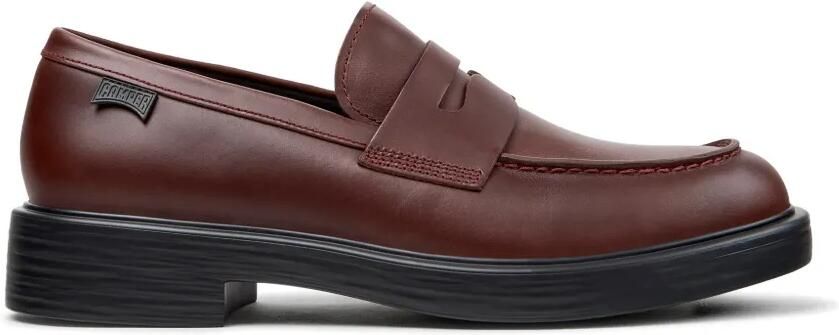 Camper Dean leren loafers Bruin