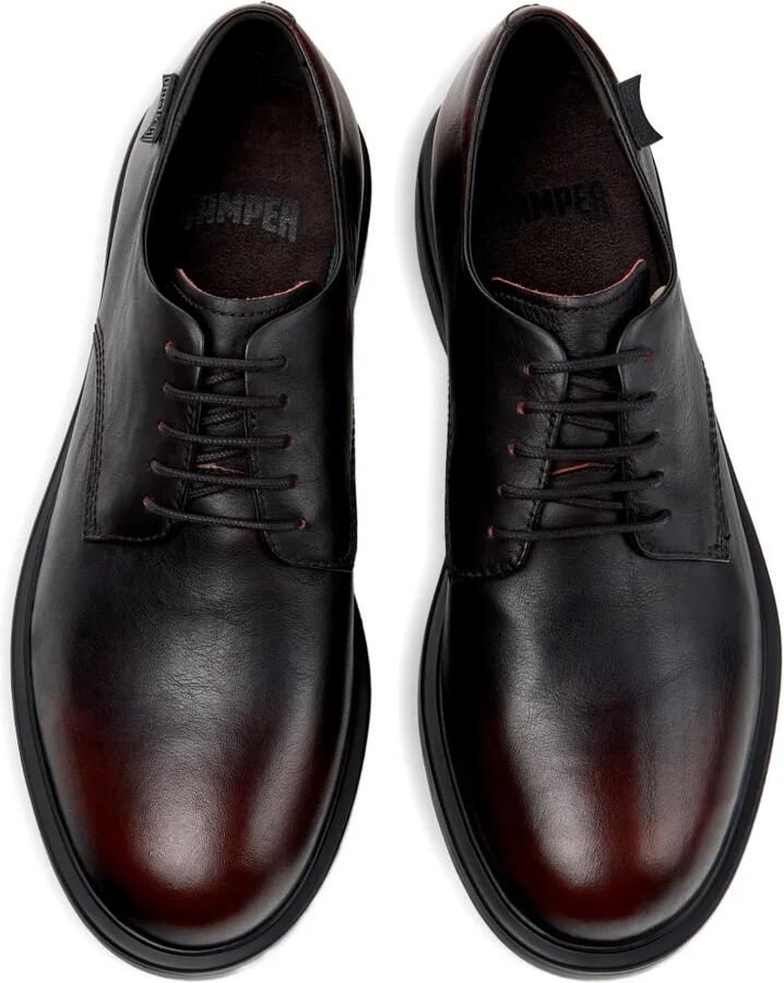 Camper Dean leren veterschoenen Bruin - Foto 2