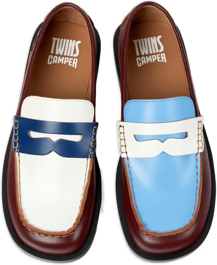 Camper Don leren loafers Rood - Foto 2