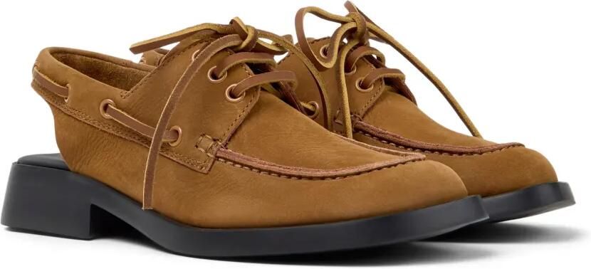 Camper Donna derby slingback schoenen met bandje Bruin - Foto 4