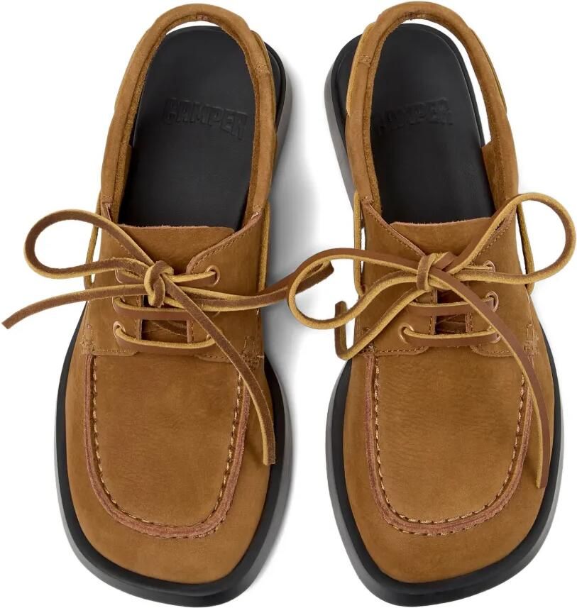 Camper Donna derby slingback schoenen met bandje Bruin - Foto 2