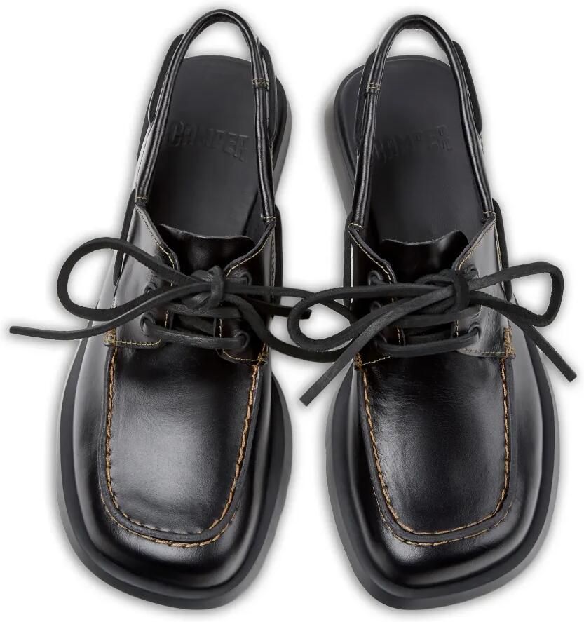 Camper Donna derby slingback schoenen met bandje Zwart - Foto 2